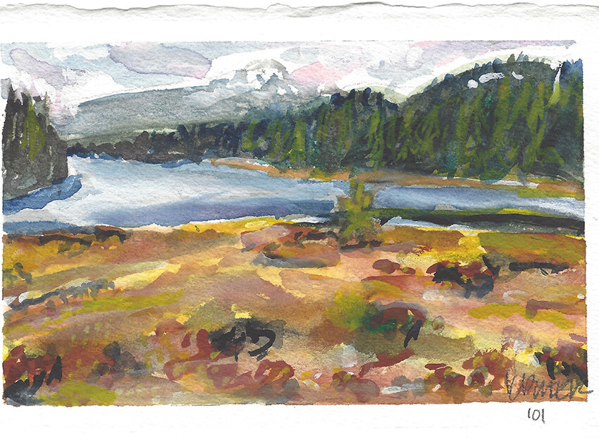 K. Porter Painting #101 Todd Lake