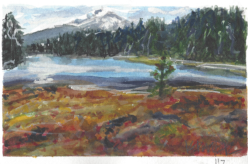 K. Porter Painting #117 Todd Lake